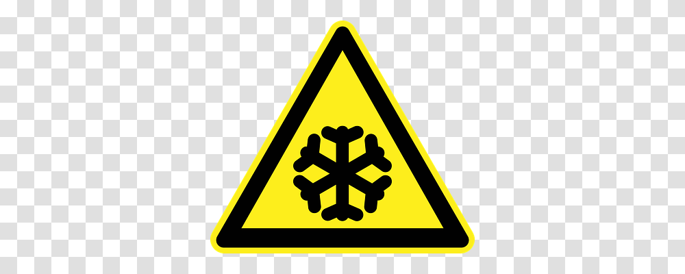 Cold Symbol, Triangle, Sign, Road Sign Transparent Png