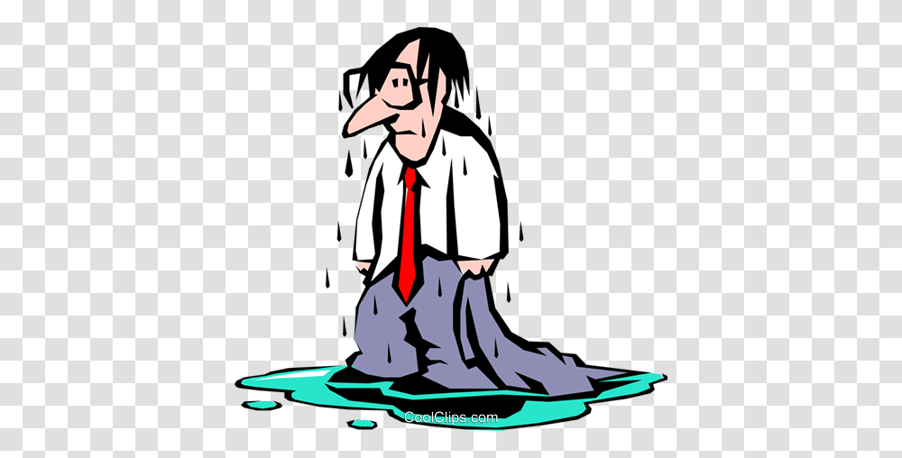 Cold And Rainy Clipart Free Clipart, Person, Human, Kneeling, Performer Transparent Png