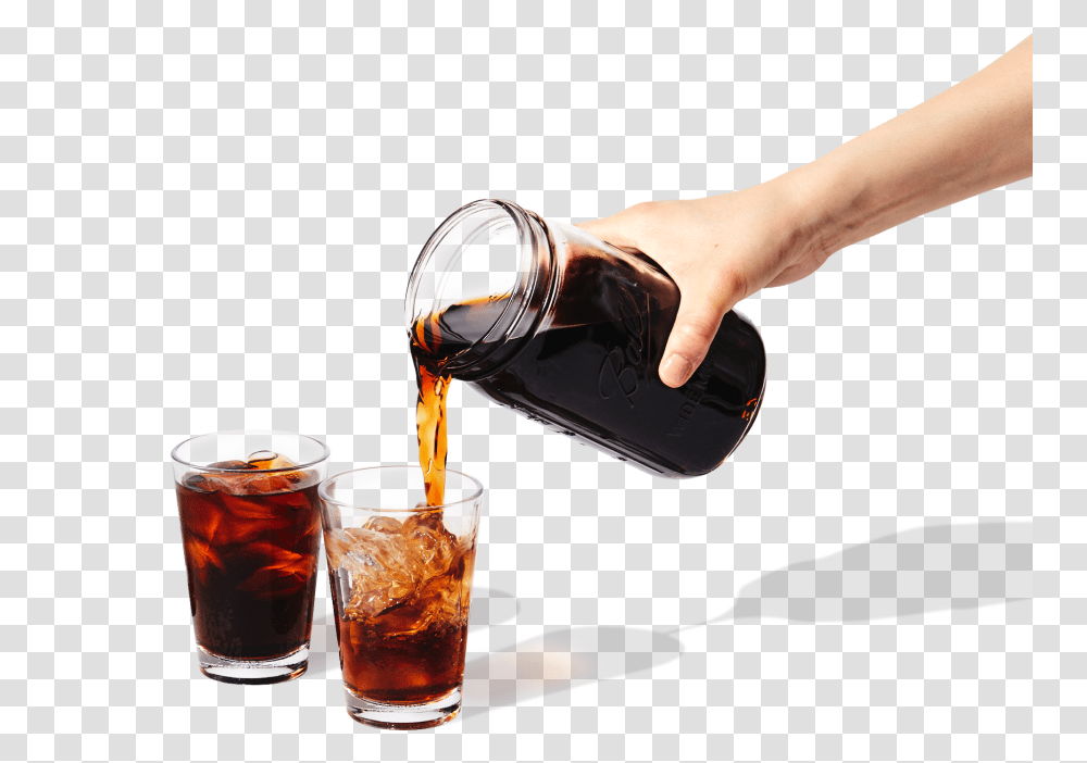 Cold Brew, Person, Human, Glass, Beverage Transparent Png