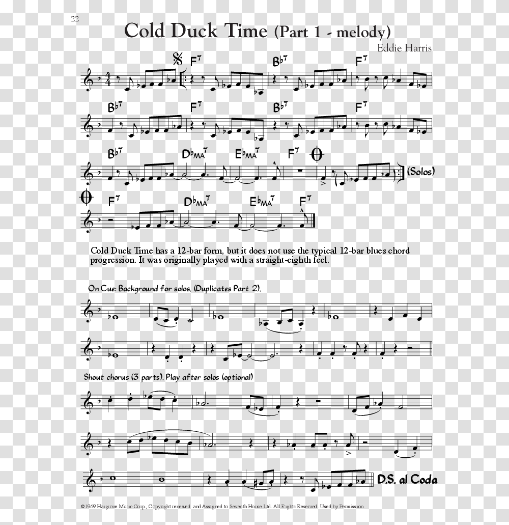 Cold Duck Time Pdf Real Book, Gray, World Of Warcraft Transparent Png