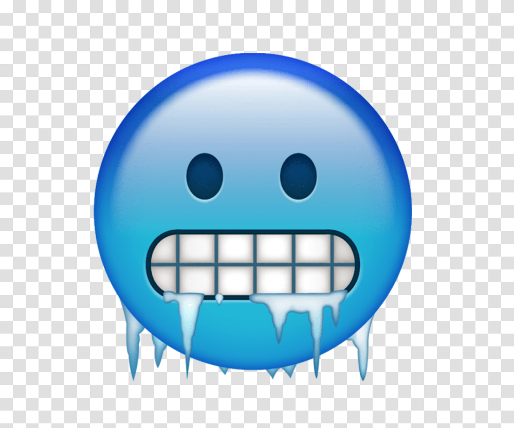 Cold Emoji Emoji Cold, Graphics, Art, Text, Sphere Transparent Png