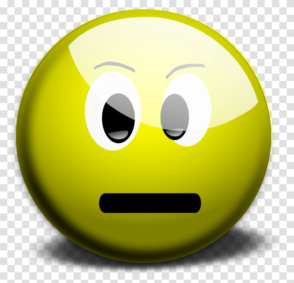 Cold Face Clipart Yellow Smiley Face Neutral, Ball, Sphere, Sport, Sports Transparent Png