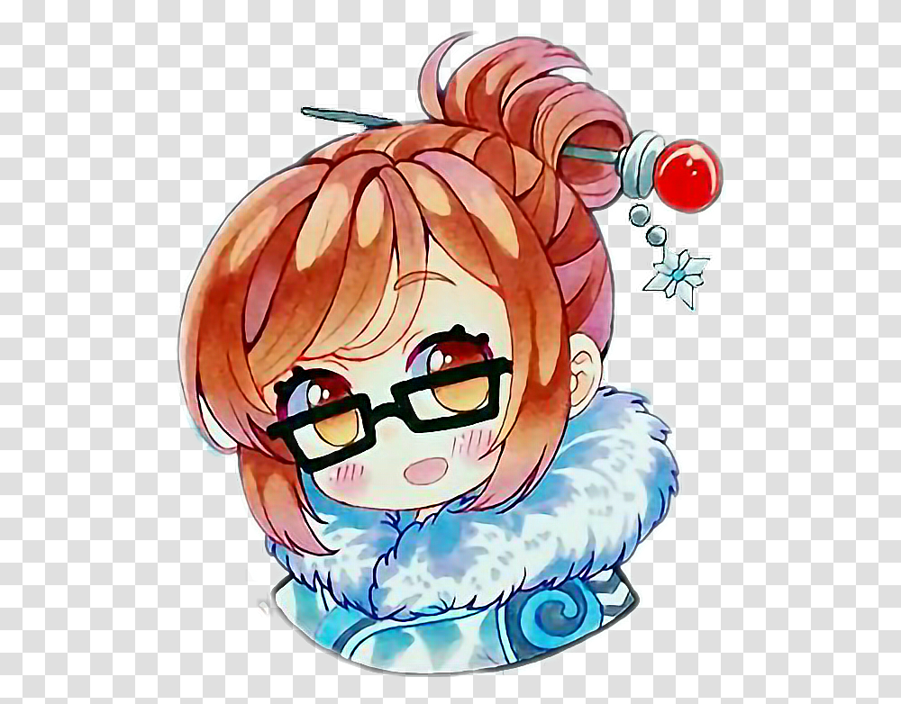 Cold Meioverwatch Overwatch Coldcolors, Comics, Book, Manga, Sunglasses Transparent Png