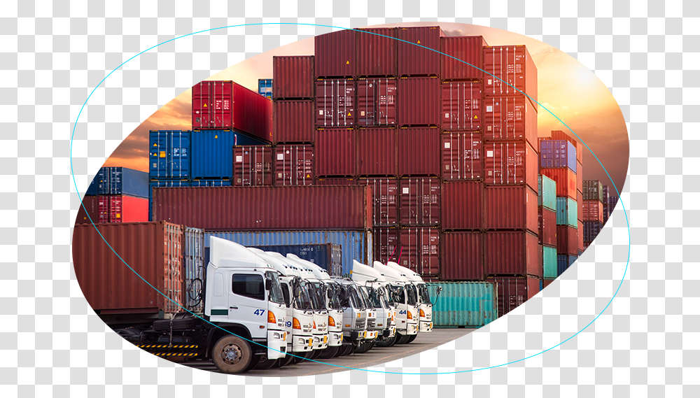 Cold Supply Chain Rfid, Shipping Container, Truck, Vehicle, Transportation Transparent Png