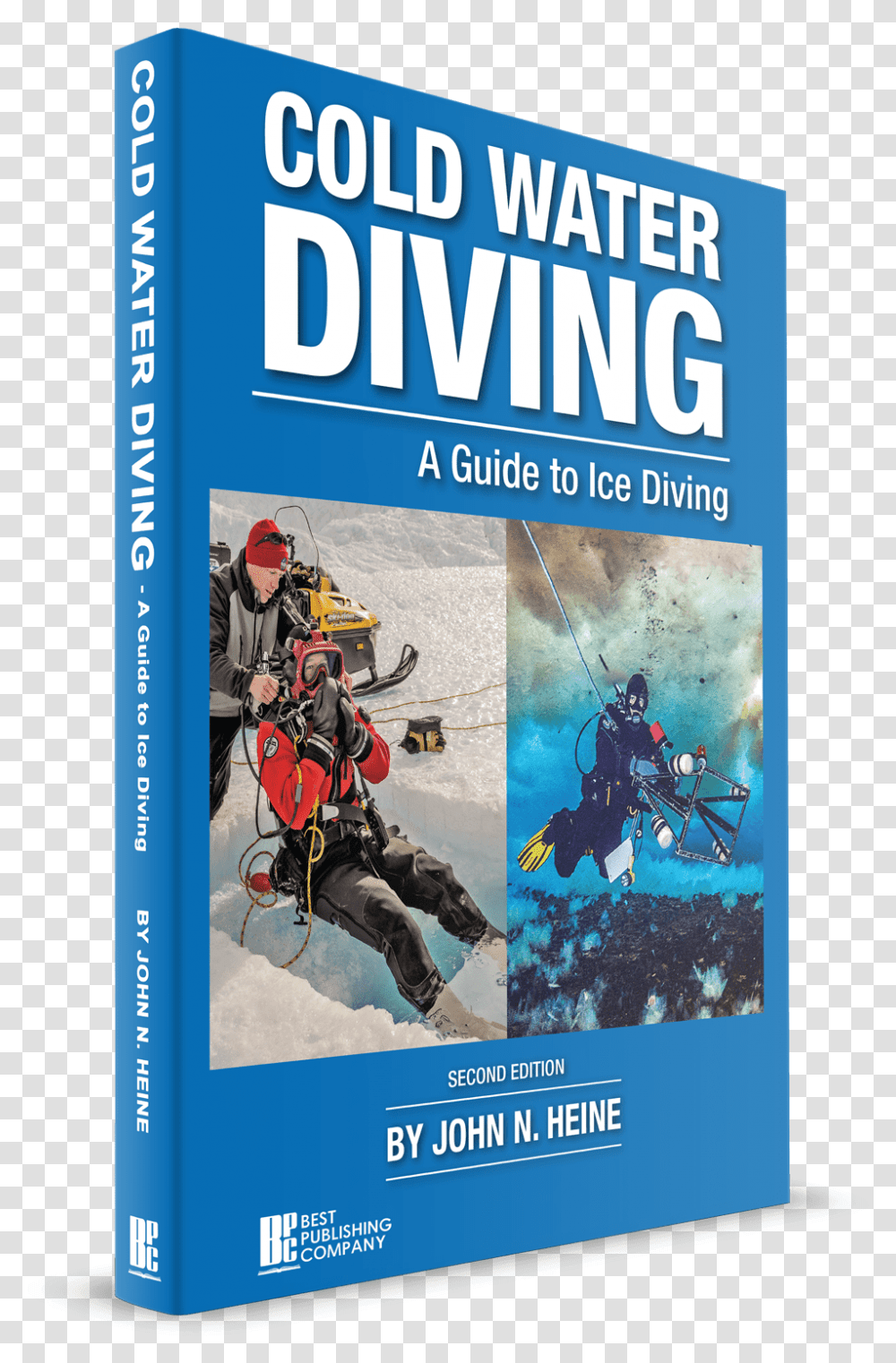 Cold Water Diving 3d Book Cover, Person, Human, Helmet Transparent Png