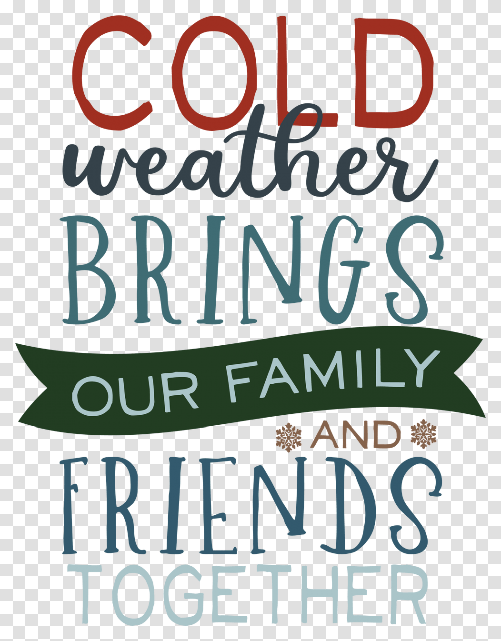 Cold Weather Svg Cut File Poster, Alphabet, Word, Handwriting Transparent Png