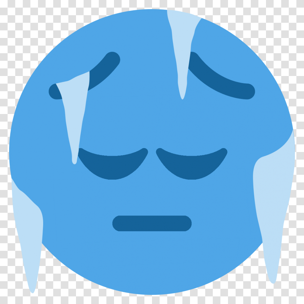 Coldpensive Discord Emoji Twitter Cold Face Emoji, Head, Sphere, Outdoors Transparent Png