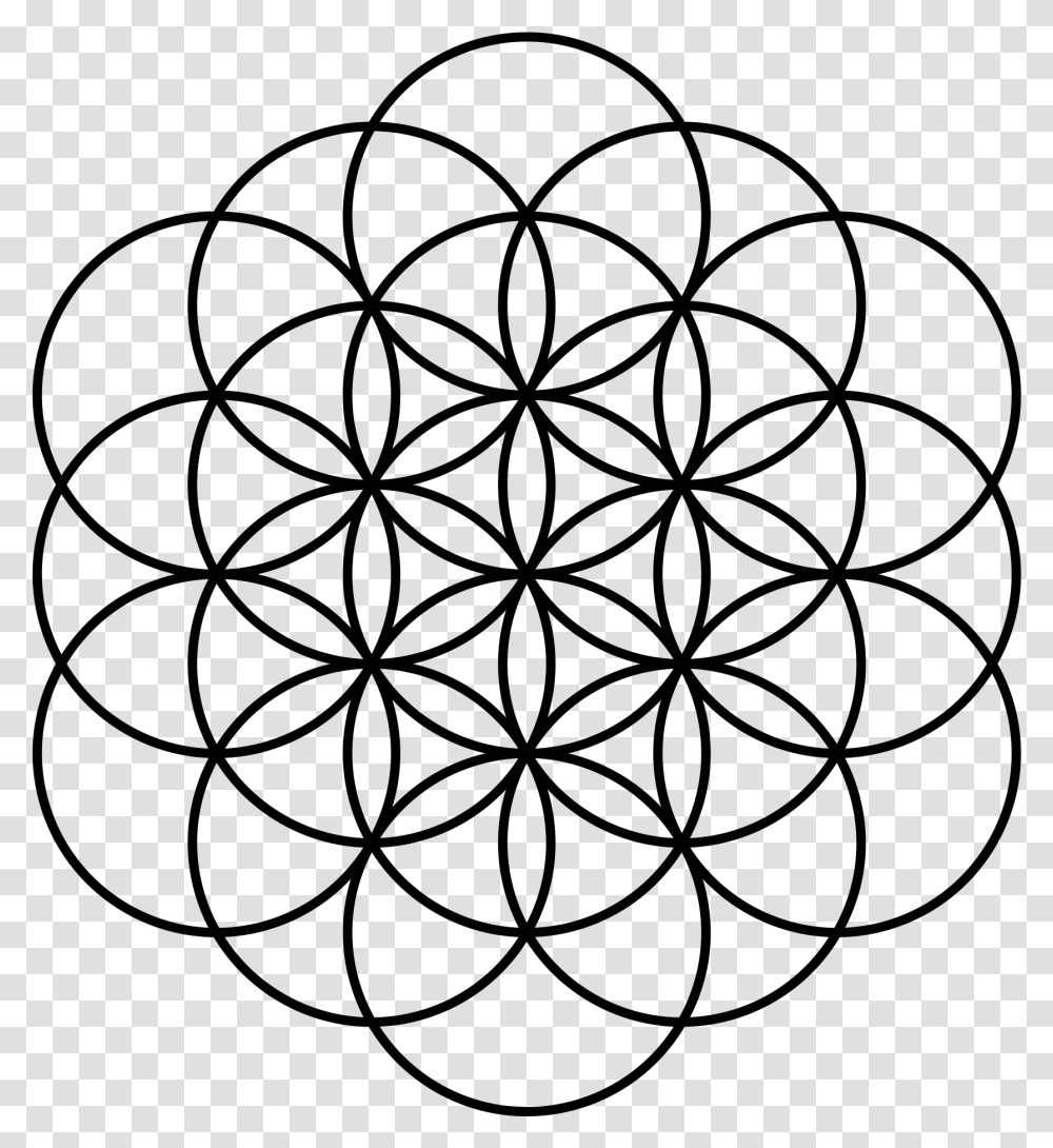 Coldplay A Head Full Of Dreams Download Flower Of Life 19 Circles, Gray, World Of Warcraft Transparent Png