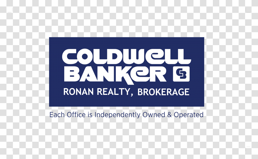 Coldwell Banker Logo Coldwell Banker, Text, Symbol, Label, Business Card Transparent Png