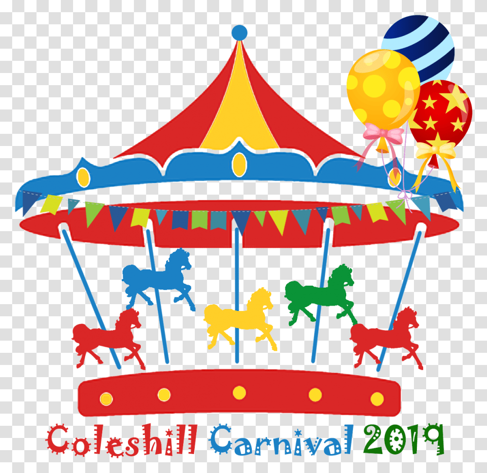 Coleshill Carnival, Amusement Park, Carousel, Theme Park, Poster Transparent Png