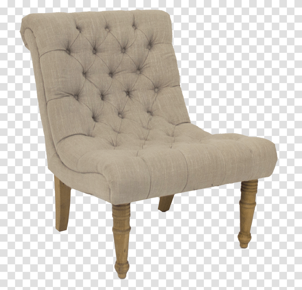 Colette Sand Linen Chair, Furniture, Armchair Transparent Png