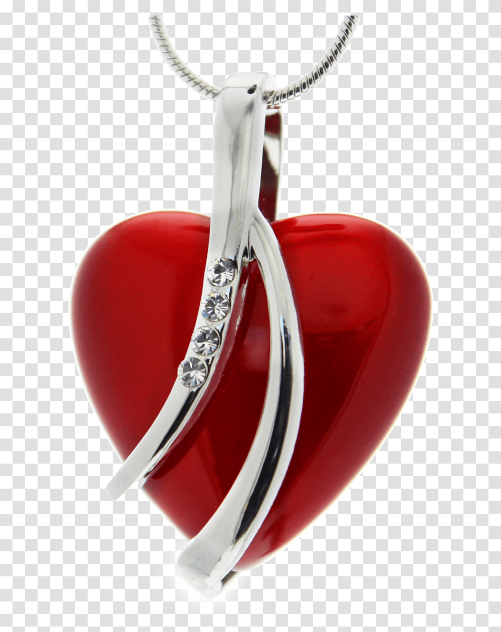 Colgante Corazn Rojo Con Cristales Swarovski Swarovski Herz Anhnger Mit Kette, Accessories, Accessory, Jewelry, Bicycle Transparent Png