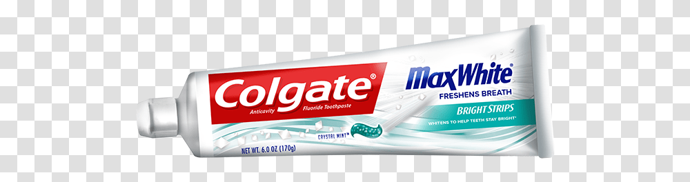 Colgate Max White Mini Bright Strips Packshot Lg, Toothpaste, Word Transparent Png