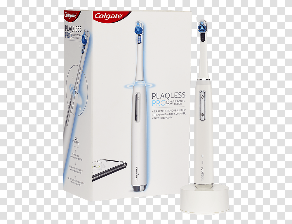 Colgate Plaqless Pro Smart Electric Toothbrush, Tool Transparent Png