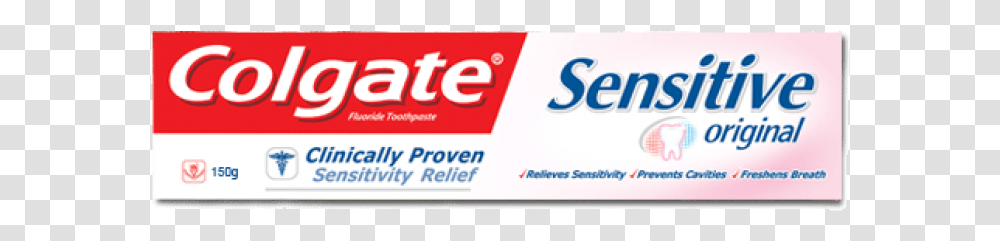 Colgate Sensitive Original Toothpaste 80 Gms, Word, Logo Transparent Png