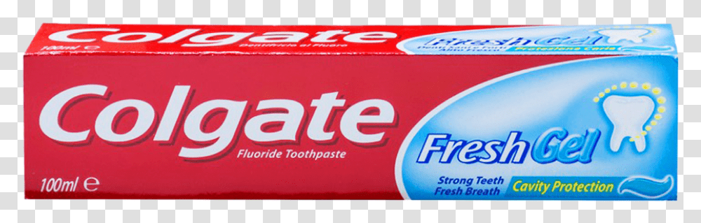 Colgate Tooth Paste Fresh Gel Cavity Protection 100 Colgate, Toothpaste, Potted Plant, Vase, Jar Transparent Png