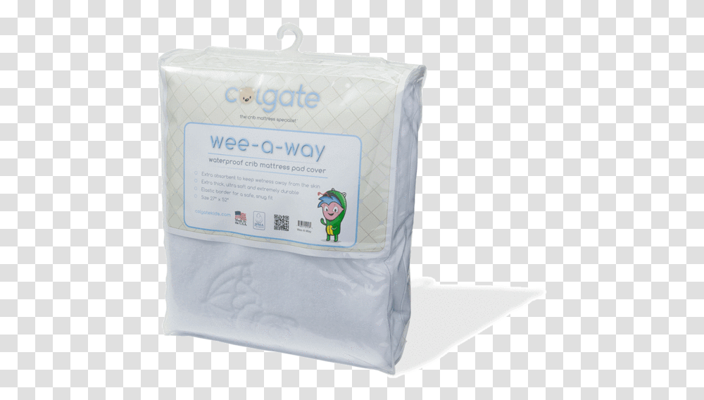 Colgate Wee A Way Mattress Pad Cover Grande Comfort, Diaper, Towel, Paper, First Aid Transparent Png