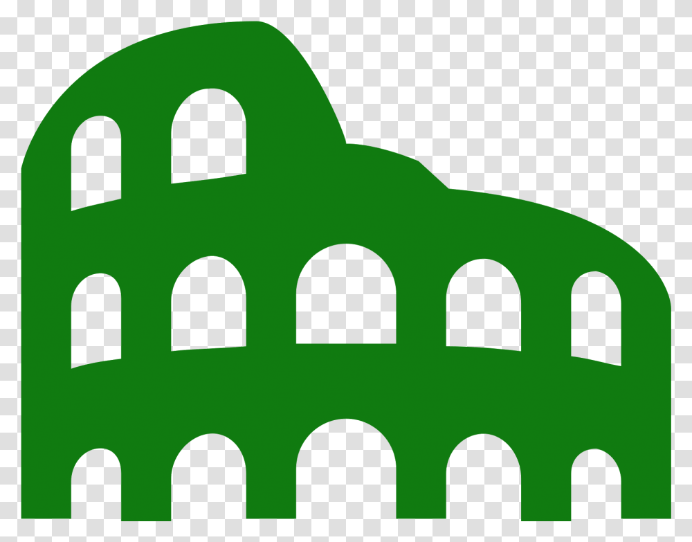 Coliseum Icon, Building, Architecture, Fence, Dome Transparent Png