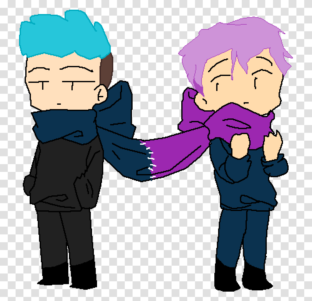 Collab With Me And My Brother Cartoon, Person, People, Hug, Hand Transparent Png