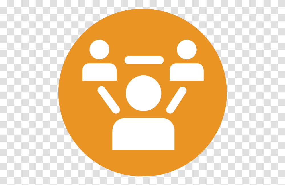 Collaboration Icon Orange Nace Icon, Logo, Symbol, Trademark, Label Transparent Png