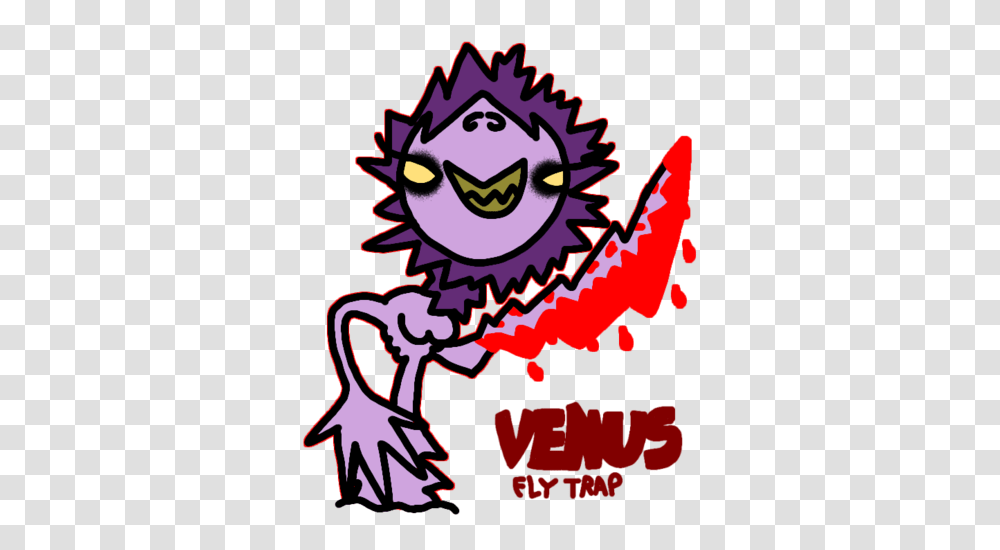 Collaboration With My Brother Venus The Fly Trap, Label, Poster, Advertisement Transparent Png