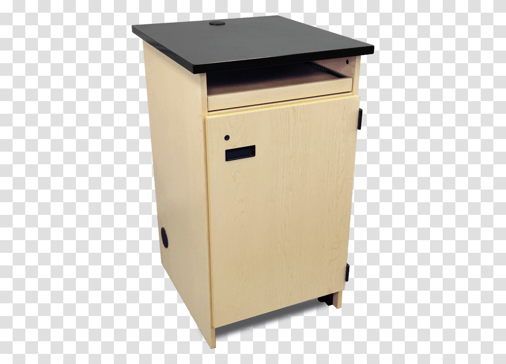 Collaborative Home Base Mini Podium Chest Of Drawers, Mailbox, Letterbox, Wood, Hardwood Transparent Png