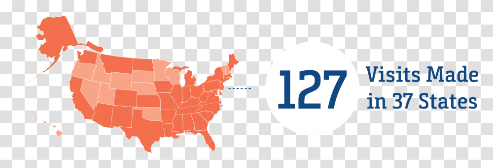 Collaborative Impact Map Of The United States White Background, Number, Person Transparent Png
