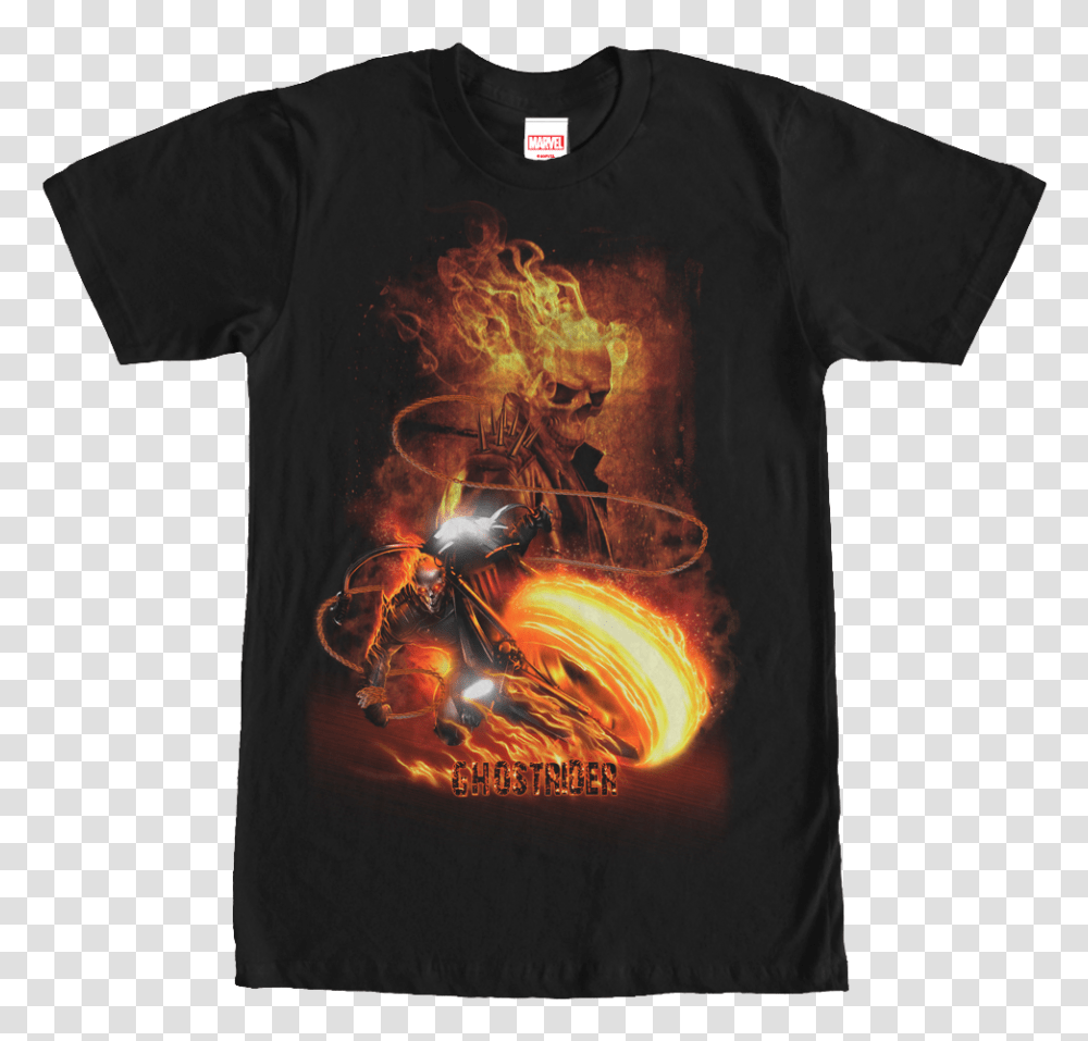 Collage Ghost Rider T Shirt Camiseta De La Noche Estrellada Star War, Clothing, Apparel, T-Shirt Transparent Png