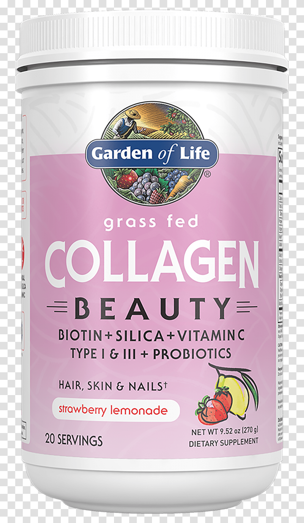 Collagen Beauty Strawberry Lemonade Strawberry, Advertisement, Paper, Poster Transparent Png