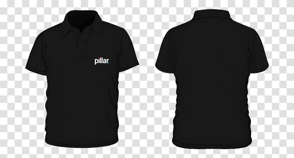 Collar Polo Shirt Vector Black, Apparel, T-Shirt, Person Transparent Png
