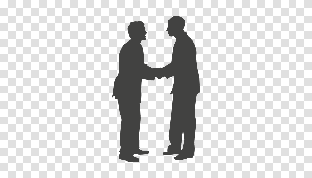 Colleagues Meeting Silhouette, Hand, Person, Human, Holding Hands Transparent Png