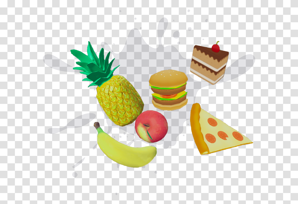 Collect Healthy Foods Eliminate The Food Goblin And Natural Foods, Plant, Fruit, Pineapple, Banana Transparent Png