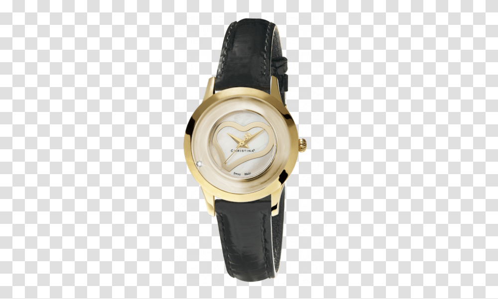 Collect Watch With Big Heart 300gwbl Christina Design London, Wristwatch, Digital Watch Transparent Png