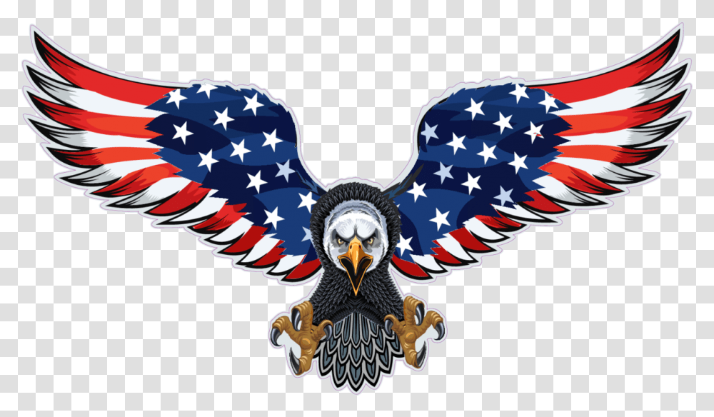 Collectibles Transportation Flying Eagle With Us Flag American Flag Eagle Clipart, Bird, Animal, Bald Eagle Transparent Png