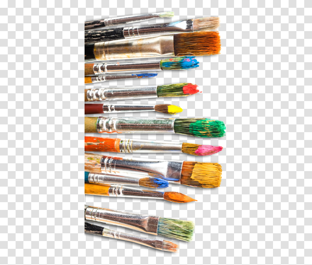 Collection, Brush, Tool, Paint Container Transparent Png