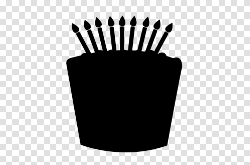 Collection Of Birthday Cake Silhouette Clip Art Download Them, Gray, World Of Warcraft Transparent Png
