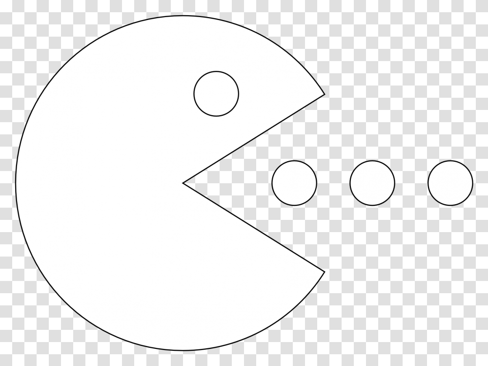 Collection Of Black Pac Man Black And White, Lamp Transparent Png