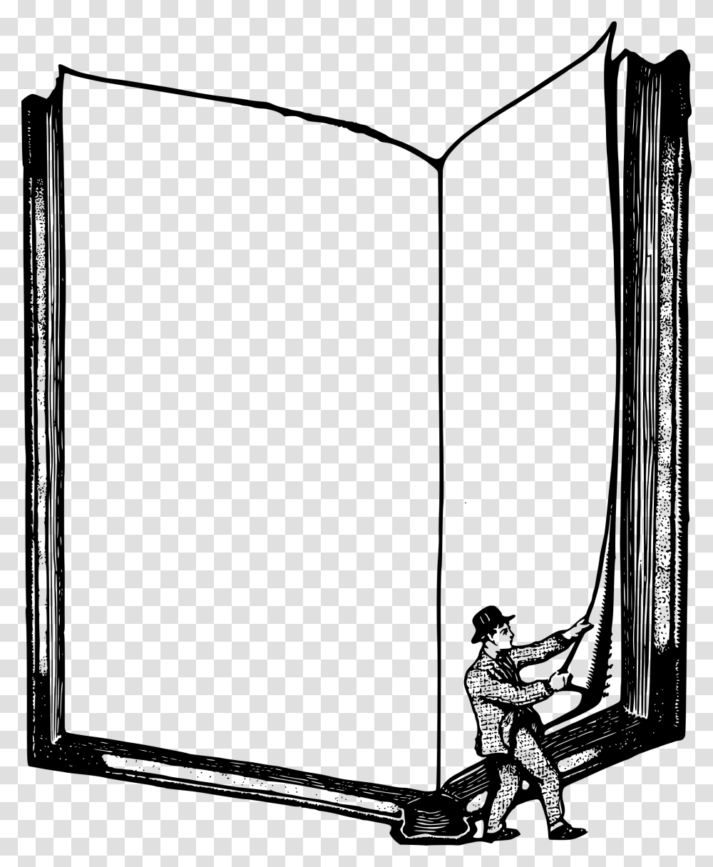 Collection Of Book Frame Clipart Books Frames Borders, Gray, World Of Warcraft Transparent Png