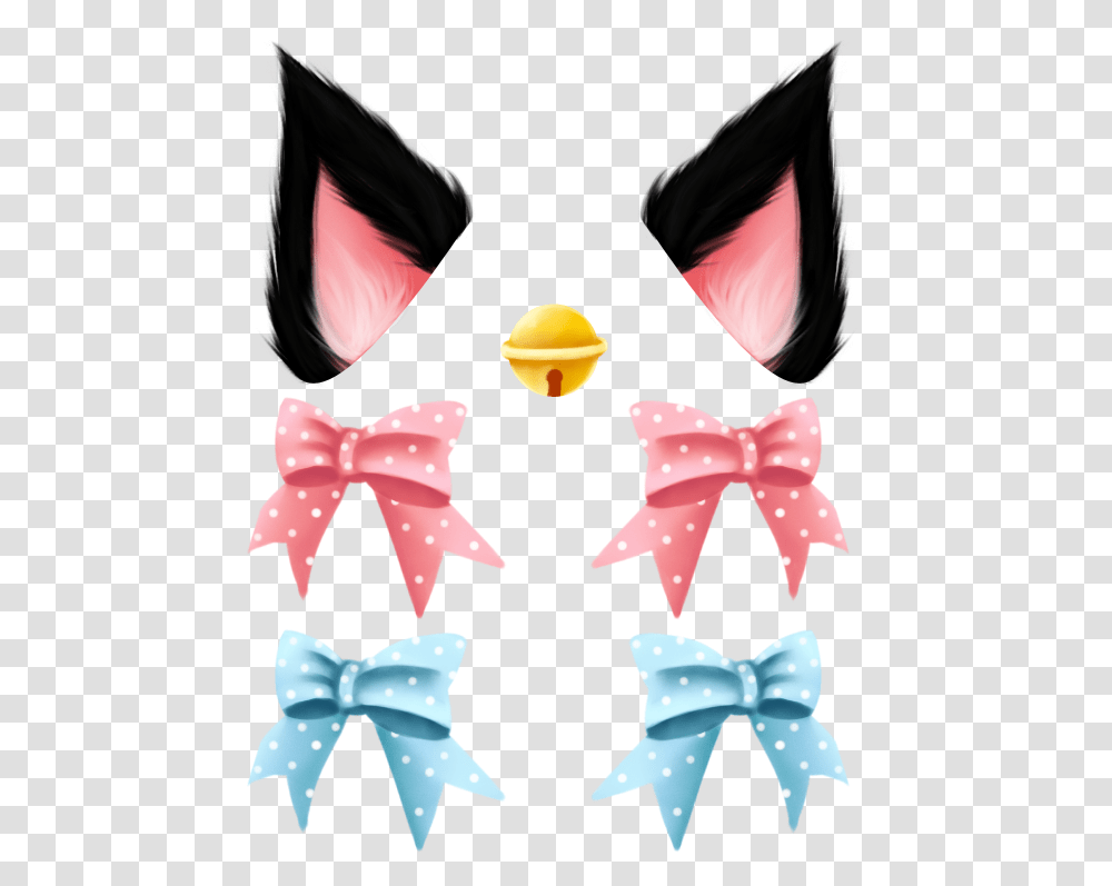Collection Of Cat Ear Clipart Anime Cat Ears Background, Tie, Accessories, Accessory, Necktie Transparent Png