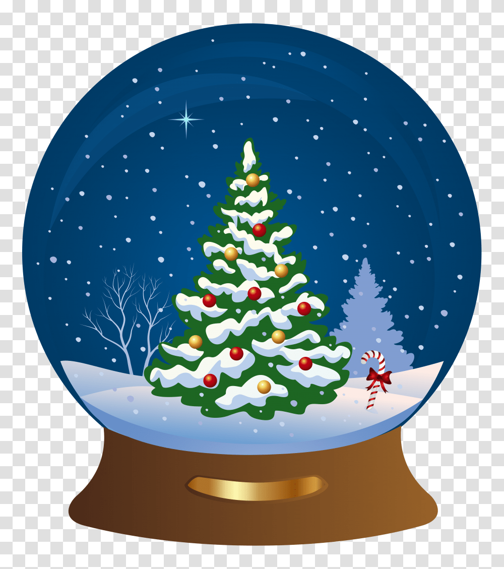 Collection Of Christmas Snow Globe Christmas Clipart Snow Globe, Tree, Plant, Ornament, Christmas Tree Transparent Png