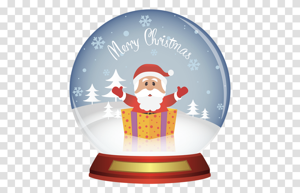 Collection Of Christmas Snow Globe Clipart Christmas Snow Globe Drawing Santa, Nature, Outdoors, Face, Elf Transparent Png
