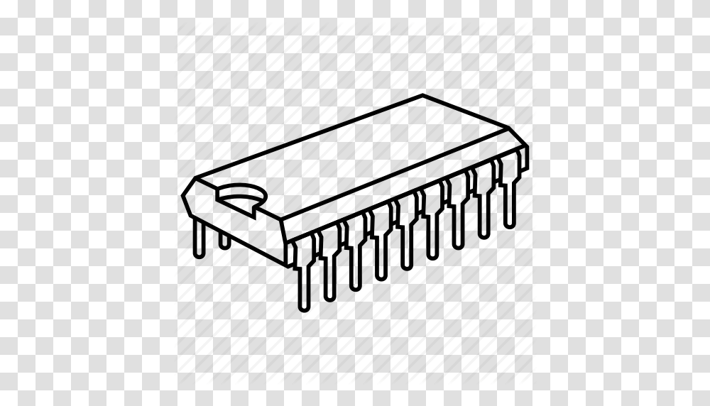 Collection Of Computer Chip Drawing Download Them And Try To Solve, Electronics Transparent Png