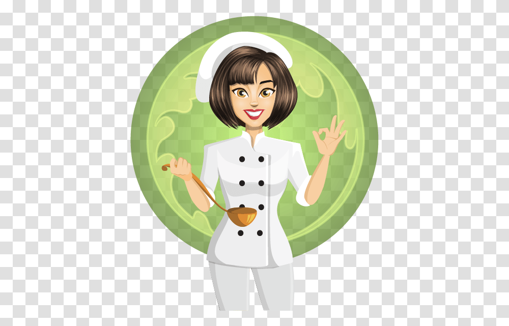 Collection Of Cute Woman Chef Vector Free, Person, Human Transparent Png