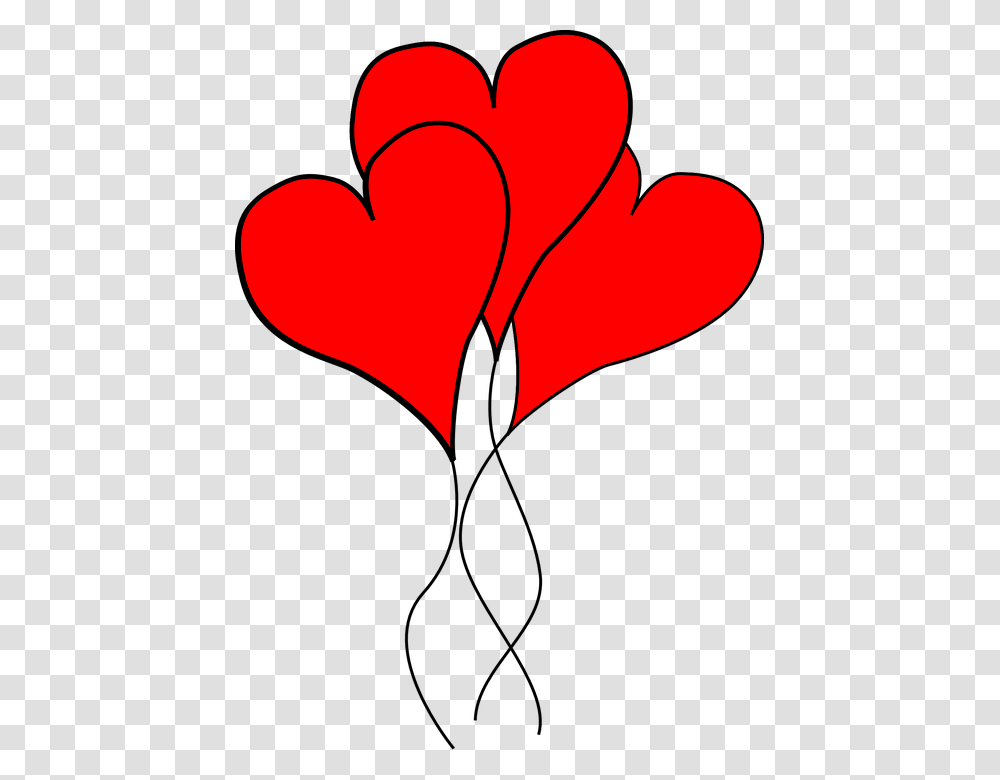 Collection Of Double Heart Clipart Heart Shaped Balloons Clipart, Cupid Transparent Png