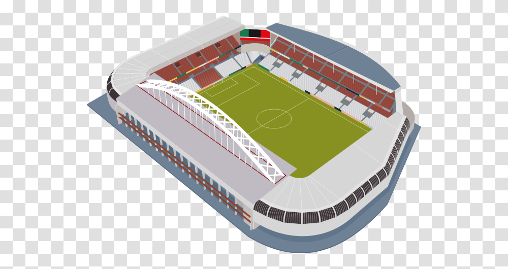 Collection Of Football Football Stadium Clipart, Building, Arena, Field Transparent Png