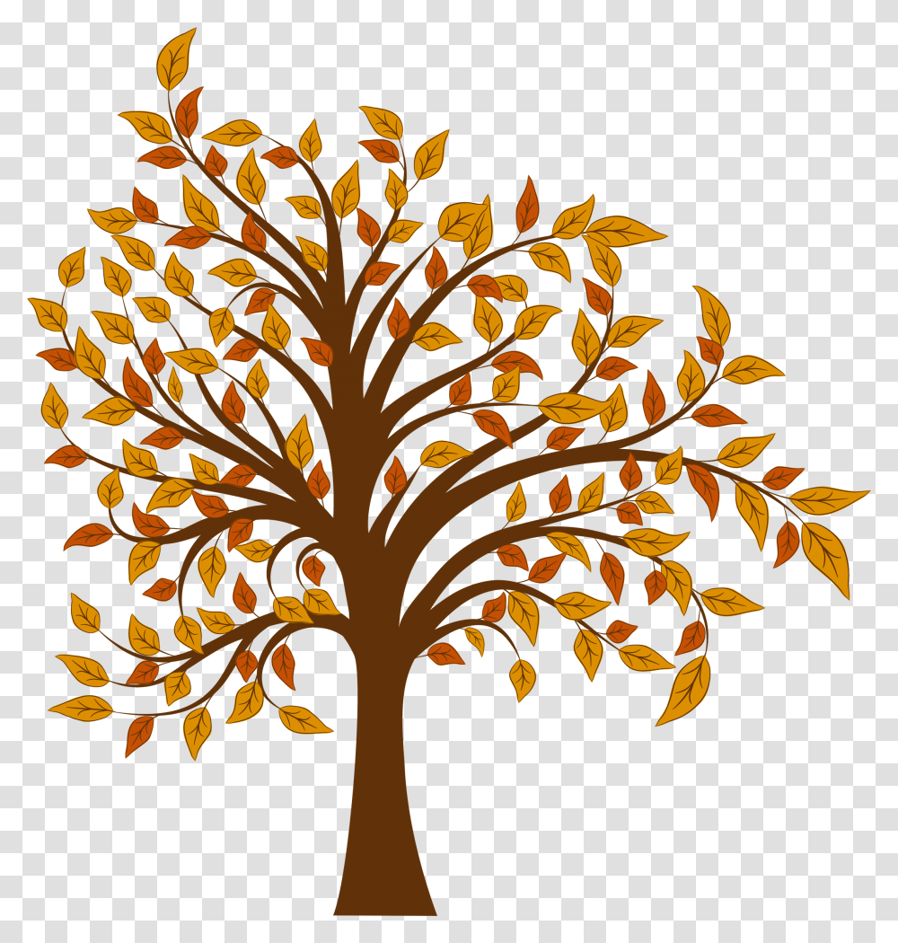 Collection Of Free Autumn Tree Clipart, Plant, Floral Design, Pattern Transparent Png