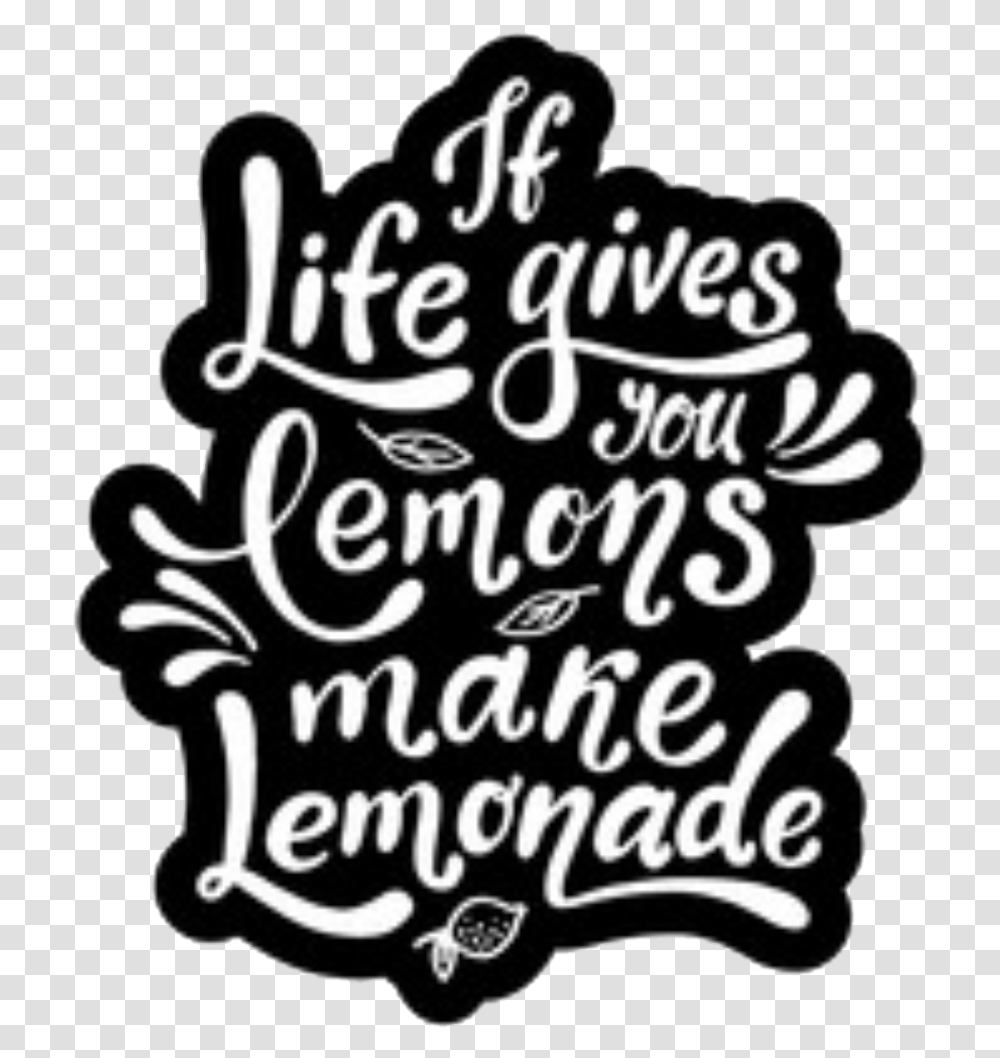 Collection Of Free Calligraphy Drawing Motivation Download Life Gives You Lemons Chalk, Label, Handwriting, Alphabet Transparent Png