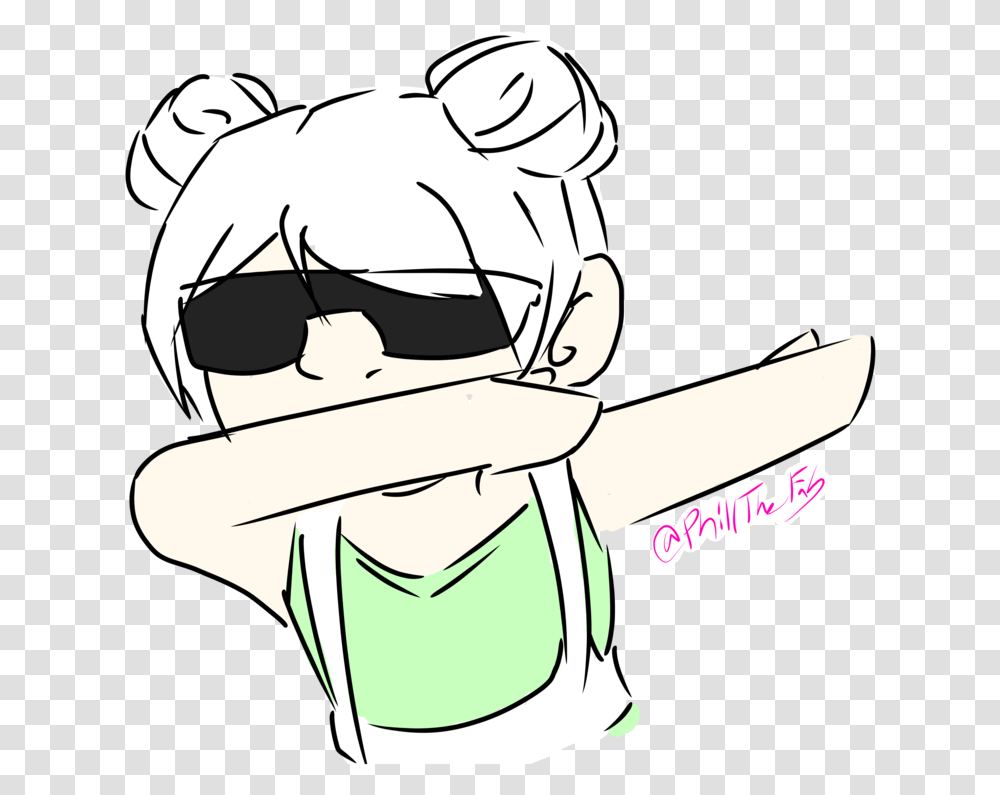Collection Of Free Dab Drawing Mood On Ui Chibi Dab, Helmet, Apparel, Sunglasses Transparent Png
