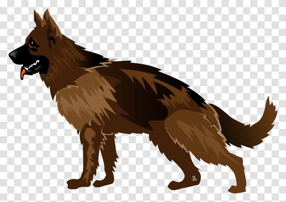 Collection Of Free Dog Vector German Shepherd German Shepherd Dog Vector, Vulture, Bird, Animal, Mammal Transparent Png