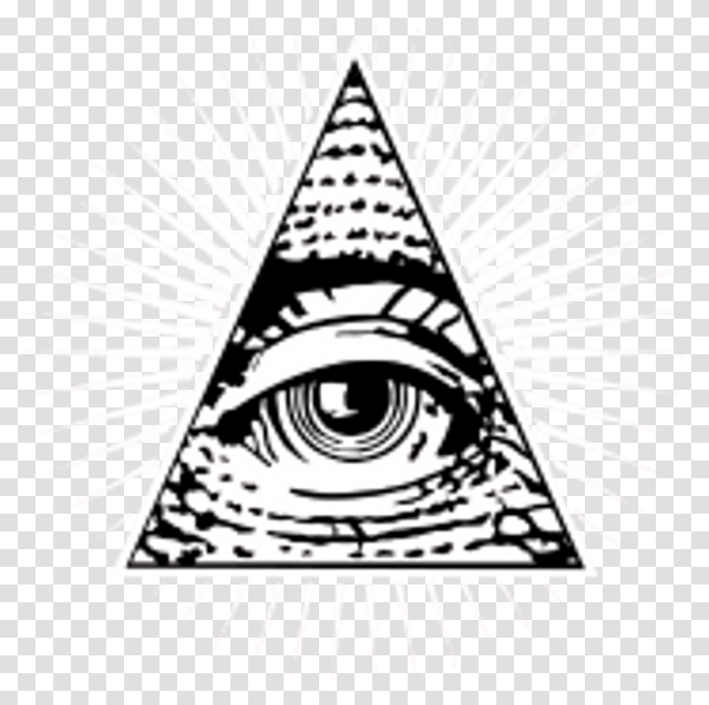 Collection Of Free Illuminati Drawing Detailed Download, Triangle, Apparel Transparent Png